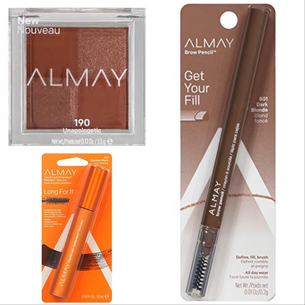 Almay 3 Piece Complete Eye Makeup Lot